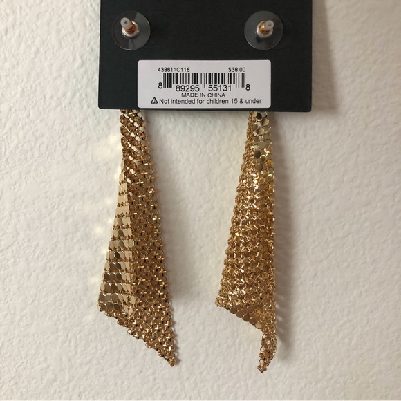Steve Madden Rhinestone Drop Earrings - Picture 5 of 16